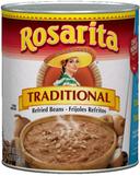 Rosarita Traditional Refried Beans, 30 Ounce Can -- 12 cans per case