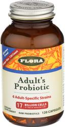 Flora Adults Probiotic Capsules, 120 count