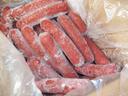 Tasty Brand 6 inch Skinless Red Pork and Beef Smoked Sausage, 10 Pound.