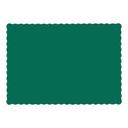 Hoffmaster Hunter Green Paper Placemat, 9.5 x 13.5 inch -- 1000 per case