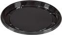 PartiPak Black Round PETE Special Occasion Cater Tray, 18 inch -- 50 per case.