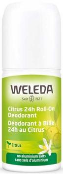 Weleda Citrus 24 Hour Roll On Deodorant, 1.7 Fluid Ounce