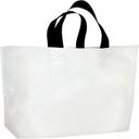 Command Packaging 21 X 13 x 10 inch Plastic White Soft Loop Carry Out Bag, 500 count -- 500 per case