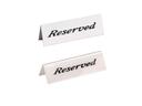 American Metalcraft Standard Weight Table Reserved Sign, 2 x 6 inch