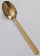 American Metalcraft Vintage Gold Hammered Solid Spoon, 13 1/4 inch Length