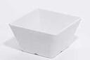 American Metalcraft Faux Slate Collection White Melamine Square Serving Bowl, 23 Ounce