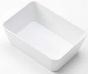 American Metalcraft White ABS Plastic Half Size Rectangular Insert Only, 38 Ounce