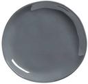 American Metalcraft Crave Collection Storm Round Melamine Coupe Plate, 7-1/2 inch Dia x 7/8 inch Height