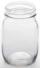 American Metalcraft Glass Mason Jar, 17 Ounce