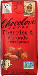 Chocolove 55 Percent Dark Chocolate Bar, 3.2 Ounce -- 144 per case
