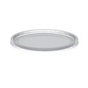 Anchor Packaging MicroLite L409C Polypropylene Microwavable Clear Inside Fit Flat Lid for 8/12/16/24/32 Ounce Deli Cup -- 500 per case.