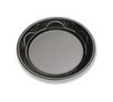 D and W Fine Pack Plastic Black High Gloss Plate, 6 inch -- 1000 per case.
