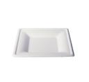 Kitch 24/7 White Square Molded Fiber Plate, 6 inch -- 1000 per case