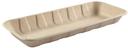Primeware Tan Fiber Tray, 10.25 x 4.38 x 1 inch -- 500 per case.