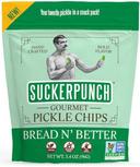 Suckerpunch Gourmet Bread and Butter Pickle Chip, 3.4 Ounce -- 12 per case