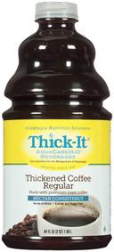 Thick It AquaCare H2O Nectar Consistency Thickened Regular Coffee Beverage, 0.5 Gallon -- 4 per case.