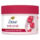 Dove Crushed Cherries and Chia Milk Exfoliating Body Scrub, 10.5 Ounce -- 12 per case