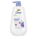 Dove Anti-Stress Blue Chamomile and Oat Milk Body Wash with Pump, 30.6 Ounce -- 3 per case