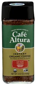 Cafe Altura Organic Freeze Dried Medium Roast Coffee, 3.5 Ounce -- 6 per case