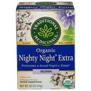 Traditional Medicinals Organic Valerian Nighty Night Extra Herbal Tea, 16 tea bags -- 6 per case