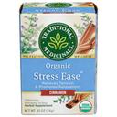 Traditional Medicinals Organic Cinnamon Stress Ease Herbal Tea, 16 tea bags -- 6 per case
