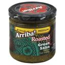 Arriba Medium Fire Roasted Green Salsa, 16 Ounce -- 6 per case