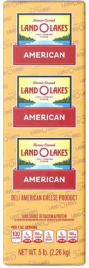 Land O Lakes American Yellow Deli American Cheese Product, 5 Pound
