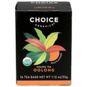 Choice Organic Oolong Tea, 16 tea bags -- 6 per case