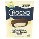 Chocxo Organic Dark Chocolate Lemon Crème Cup, 3.45 Ounce -- 6 per case