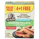 Season Skinless and Boneless Sardine Fillets in Olive Oil, 21.875 Ounce -- 6 per case