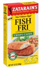 Zatarains Fish Fri Crispy Cajun Seafood Breading Mix, 12 Ounce -- 8 per case