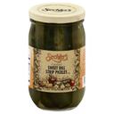 Sechlers Candied Sweet Dill Strip Pickles, 16 Ounce -- 6 per case