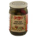 Sechlers Sweet Heat Mixed Pickles, 16 Ounce -- 6 per case