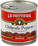 La Preferida Whole Chipotle Peppers, 11 Ounce -- 12 per case