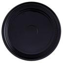 WNA CaterLine Casuals Black PET Round Tray, 18 inch -- 25 per case