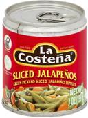 La Costena Green Pickled Sliced Jalapeno Peppers, 7 Ounce -- 24 per case