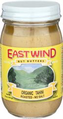 East Wind Organic No Salted Roasted Tahini Nut Butter, 16 Ounce
