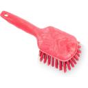 Carlisle 40541EC05 Sparta Red Floater Scrub Brush with Polyester Bristles, 8 inch Length
