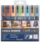 American Metalcraft Earth Tone Assortment Small Tip Original Marker -- 8 per case