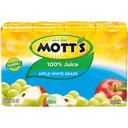 Mott's 100 Percent Apple White Grape Juice, 6.75 Ounce - 8 pack  -- 4 per case