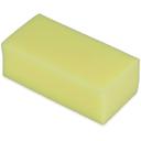 Carlisle Yellow Extra Large Foam Sponge, 8 x 4 x 2.5 inch -- 24 per case