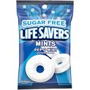LifeSavers Sugar-Free Pep O Mint Mints - 2.75 oz. bag, 12 per case
