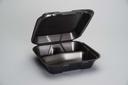 Genpak 3 Compartment Vented Container, 8 inch -- 200 per case.
