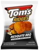 Toms Ridges Mesquite BBQ Potato Chips, 5 Ounce -- 9 per case