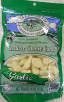 Ellsworth Farmer Certified Garlic White Cheddar Cheese Curd, 16 Ounce -- 8 per case