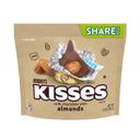 Hersheys Kisses Share Pack Milk Chocolate with Almonds - Stand Up Bag, 10 Ounce -- 8 per case
