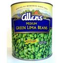 Allens Medium Green Lima Beans, 111 Ounce Can -- 6 per case