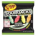 Sour Jacks Original Sour Wedges Changemaker Candy, 0.5 Ounce -- 144 per case