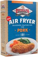 Louisiana Fish Fry Air Fryer Pork Seasoned Coating Mix, 5 Ounce -- 6 per case