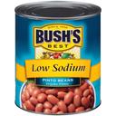 Bushs Best Low Sodium Pinto Beans, 111 Ounce -- 6 per case.